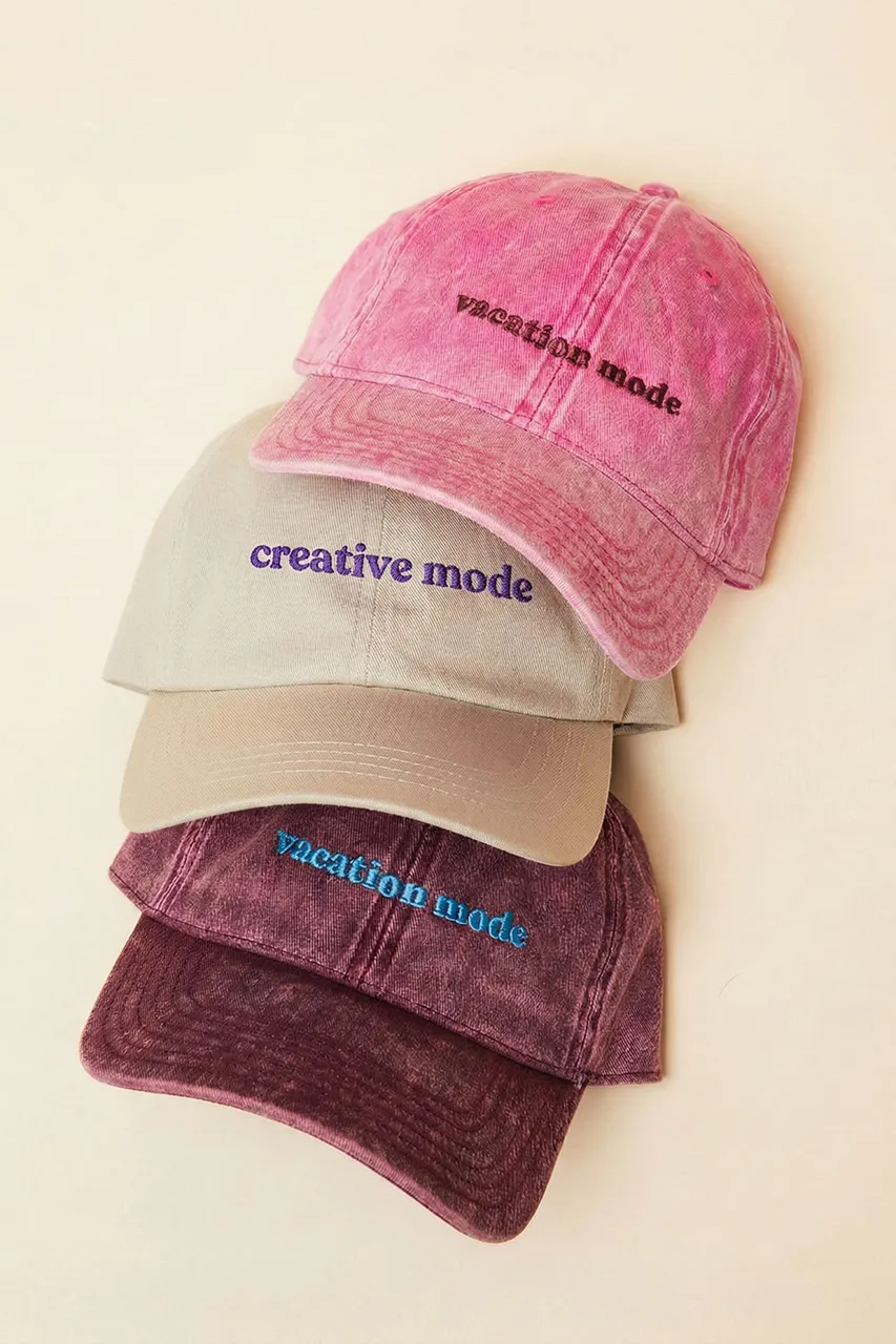 Vintage face cap