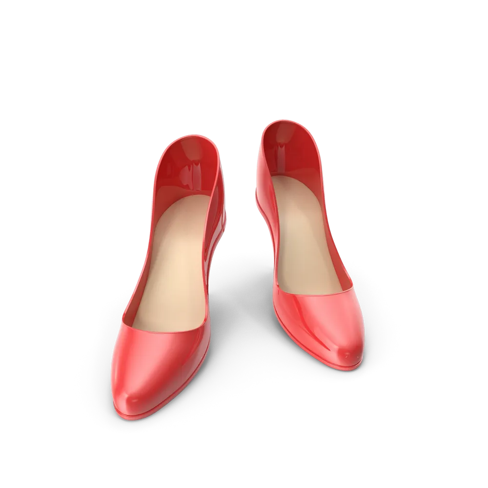 Red shoes (EU 39), worn to one owambe only