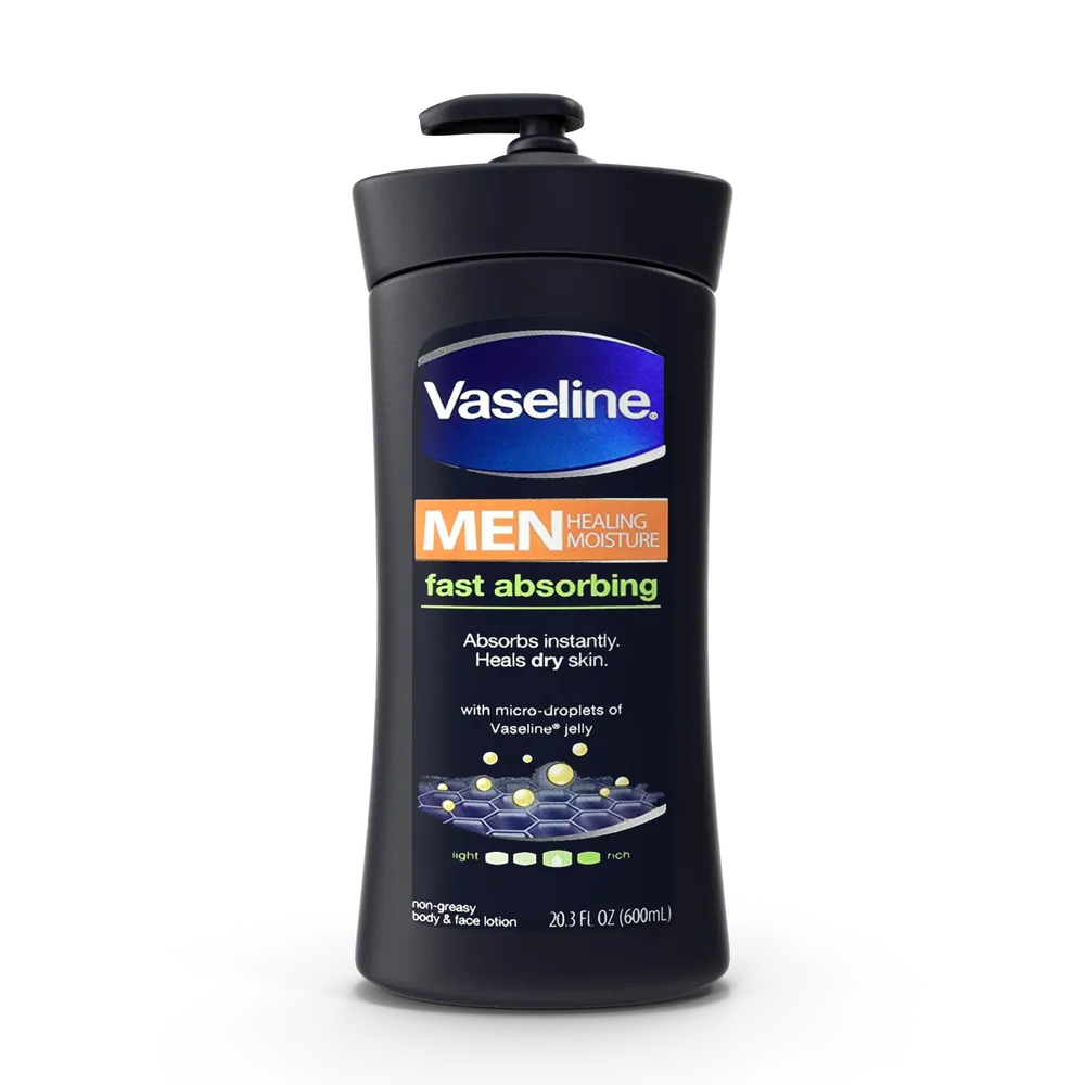 Vaseline Men body and face lotion, sealed, 2 available
